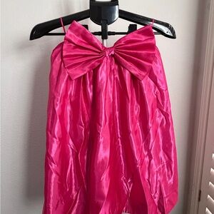 MARBLE Vibrant Pink Mini dress with Bow